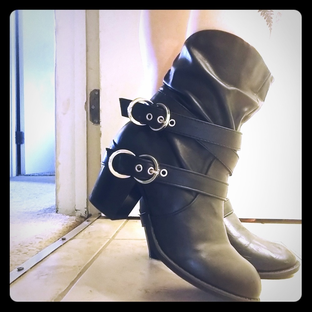 Buckle Ankle Boots